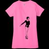 Ladies' Jersey Short-Sleeve Deep V-Neck T-Shirt Thumbnail