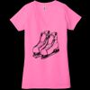 Ladies' Jersey Short-Sleeve Deep V-Neck T-Shirt Thumbnail