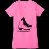Ladies' Jersey Short-Sleeve Deep V-Neck T-Shirt Thumbnail
