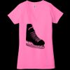 Ladies' Jersey Short-Sleeve Deep V-Neck T-Shirt Thumbnail