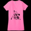 Ladies' Jersey Short-Sleeve Deep V-Neck T-Shirt Thumbnail