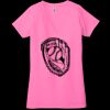 Ladies' Jersey Short-Sleeve Deep V-Neck T-Shirt Thumbnail