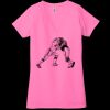 Ladies' Jersey Short-Sleeve Deep V-Neck T-Shirt Thumbnail