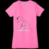 Ladies' Jersey Short-Sleeve Deep V-Neck T-Shirt Thumbnail