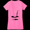 Ladies' Jersey Short-Sleeve Deep V-Neck T-Shirt Thumbnail