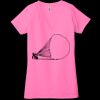 Ladies' Jersey Short-Sleeve Deep V-Neck T-Shirt Thumbnail