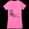 Ladies' Jersey Short-Sleeve Deep V-Neck T-Shirt Thumbnail