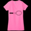Ladies' Jersey Short-Sleeve Deep V-Neck T-Shirt Thumbnail