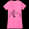 Ladies' Jersey Short-Sleeve Deep V-Neck T-Shirt Thumbnail