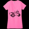 Ladies' Jersey Short-Sleeve Deep V-Neck T-Shirt Thumbnail