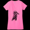 Ladies' Jersey Short-Sleeve Deep V-Neck T-Shirt Thumbnail