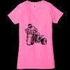 Ladies' Jersey Short-Sleeve Deep V-Neck T-Shirt Thumbnail