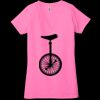Ladies' Jersey Short-Sleeve Deep V-Neck T-Shirt Thumbnail