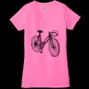 Ladies' Jersey Short-Sleeve Deep V-Neck T-Shirt Thumbnail
