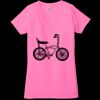 Ladies' Jersey Short-Sleeve Deep V-Neck T-Shirt Thumbnail
