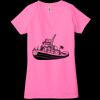 Ladies' Jersey Short-Sleeve Deep V-Neck T-Shirt Thumbnail