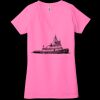 Ladies' Jersey Short-Sleeve Deep V-Neck T-Shirt Thumbnail