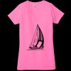 Ladies' Jersey Short-Sleeve Deep V-Neck T-Shirt Thumbnail