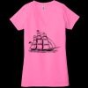 Ladies' Jersey Short-Sleeve Deep V-Neck T-Shirt Thumbnail