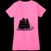 Ladies' Jersey Short-Sleeve Deep V-Neck T-Shirt Thumbnail