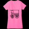 Ladies' Jersey Short-Sleeve Deep V-Neck T-Shirt Thumbnail