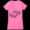 Ladies' Jersey Short-Sleeve Deep V-Neck T-Shirt Thumbnail