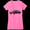 Ladies' Jersey Short-Sleeve Deep V-Neck T-Shirt Thumbnail