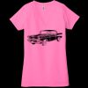 Ladies' Jersey Short-Sleeve Deep V-Neck T-Shirt Thumbnail