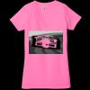 Ladies' Jersey Short-Sleeve Deep V-Neck T-Shirt Thumbnail