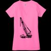 Ladies' Jersey Short-Sleeve Deep V-Neck T-Shirt Thumbnail