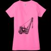 Ladies' Jersey Short-Sleeve Deep V-Neck T-Shirt Thumbnail