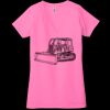 Ladies' Jersey Short-Sleeve Deep V-Neck T-Shirt Thumbnail