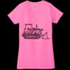 Ladies' Jersey Short-Sleeve Deep V-Neck T-Shirt Thumbnail