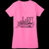 Ladies' Jersey Short-Sleeve Deep V-Neck T-Shirt Thumbnail