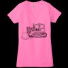 Ladies' Jersey Short-Sleeve Deep V-Neck T-Shirt Thumbnail