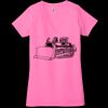 Ladies' Jersey Short-Sleeve Deep V-Neck T-Shirt Thumbnail
