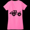 Ladies' Jersey Short-Sleeve Deep V-Neck T-Shirt Thumbnail