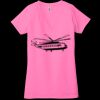 Ladies' Jersey Short-Sleeve Deep V-Neck T-Shirt Thumbnail