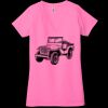 Ladies' Jersey Short-Sleeve Deep V-Neck T-Shirt Thumbnail