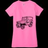 Ladies' Jersey Short-Sleeve Deep V-Neck T-Shirt Thumbnail