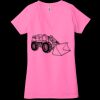 Ladies' Jersey Short-Sleeve Deep V-Neck T-Shirt Thumbnail