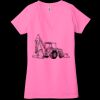 Ladies' Jersey Short-Sleeve Deep V-Neck T-Shirt Thumbnail