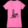 Ladies' Jersey Short-Sleeve Deep V-Neck T-Shirt Thumbnail