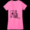 Ladies' Jersey Short-Sleeve Deep V-Neck T-Shirt Thumbnail