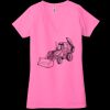 Ladies' Jersey Short-Sleeve Deep V-Neck T-Shirt Thumbnail