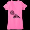 Ladies' Jersey Short-Sleeve Deep V-Neck T-Shirt Thumbnail