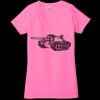 Ladies' Jersey Short-Sleeve Deep V-Neck T-Shirt Thumbnail