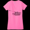 Ladies' Jersey Short-Sleeve Deep V-Neck T-Shirt Thumbnail