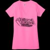 Ladies' Jersey Short-Sleeve Deep V-Neck T-Shirt Thumbnail