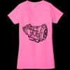 Ladies' Jersey Short-Sleeve Deep V-Neck T-Shirt Thumbnail